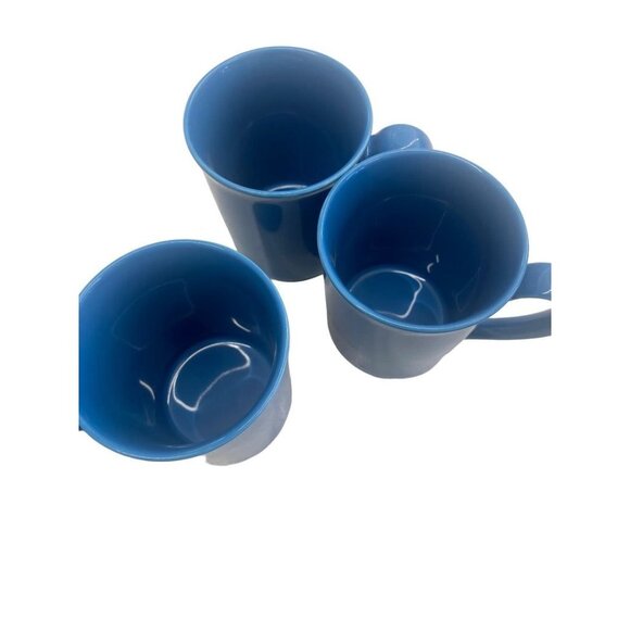 Corning Coffee Mugs Cups Blue 16 oz Set 3 - Picture 3 of 5